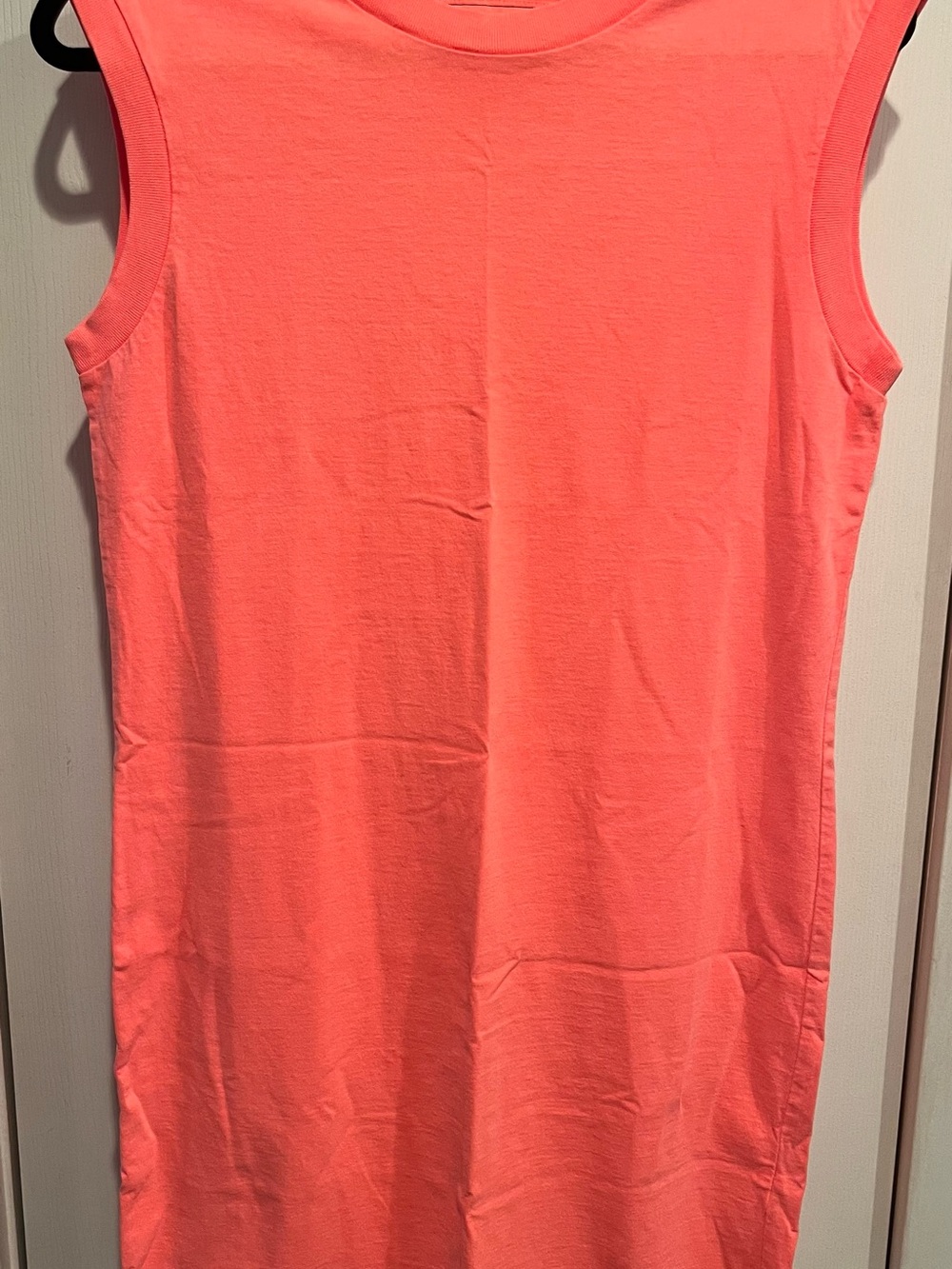 Frank & Eileen Coral Sleeveless Tank dress 100 % Cotton Sz XS NWOT